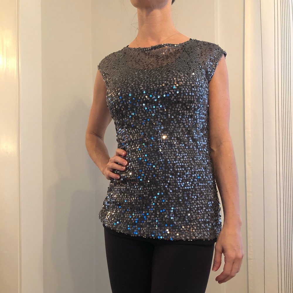 The Limited sequin top
